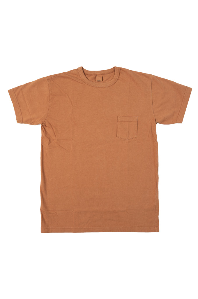 3sixteen Arcoíris Collection / Overdyed Pocket T-Shirt - Apricot - Image 0